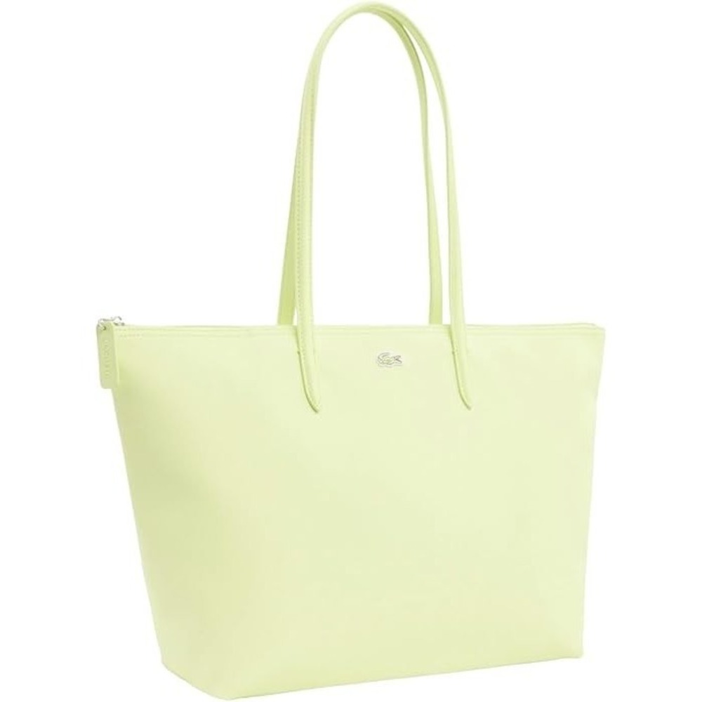 Lacoste L.12.12 Large Concept Tote Horizontal Zipped Bag Sencha Yellow BRAND NEW